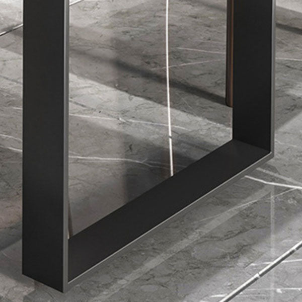 Dark Brown Solid Wood Top Dining Table Set 1/2/3/5/7 Pieces Industrial Dinette Set