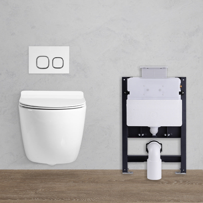 Wall Mount Flush Toilet Single Flush Modern One-Piece Toilet Urine Toilet