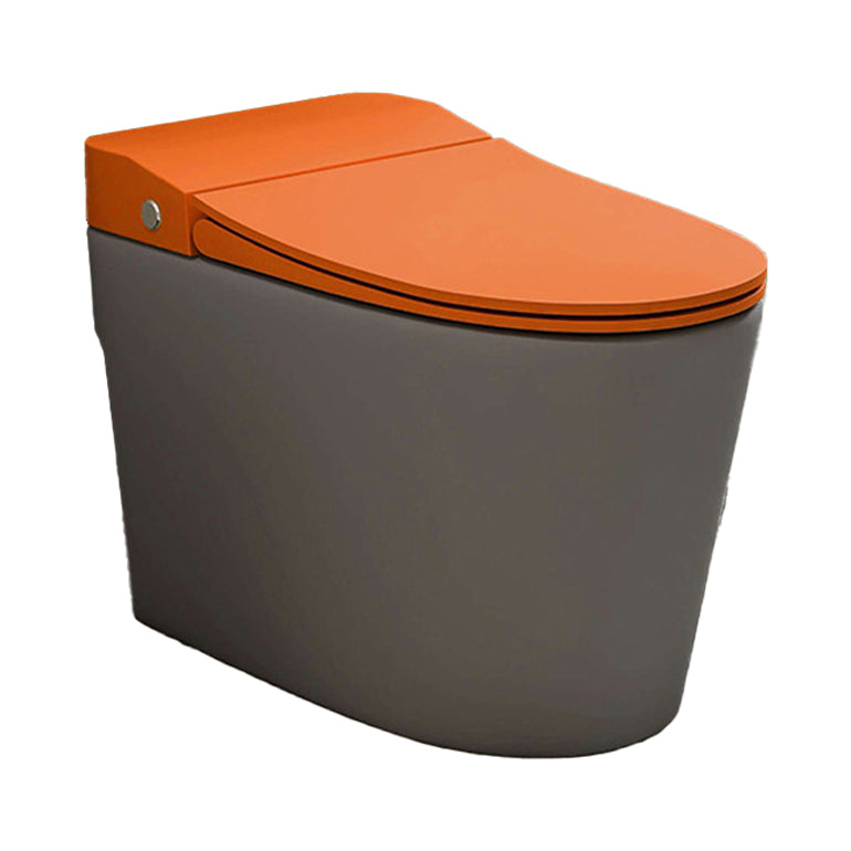 Modern Floor Mount Toilet Bowl Siphon Jet Skirted Toilet with Seat for Bathroom