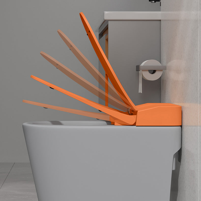 Modern Floor Mount Toilet Bowl Siphon Jet Skirted Toilet with Seat for Bathroom