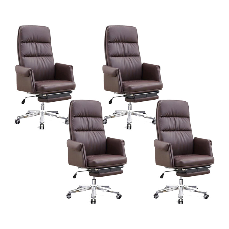 Swivel Contemporary Managers Chair Arms Included Leather Executive Chair