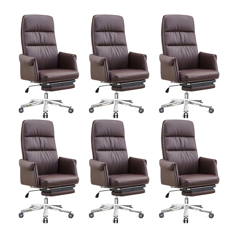 Swivel Contemporary Managers Chair Arms Included Leather Executive Chair