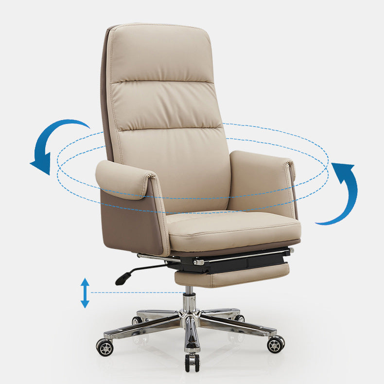 Swivel Contemporary Managers Chair Arms Included Leather Executive Chair