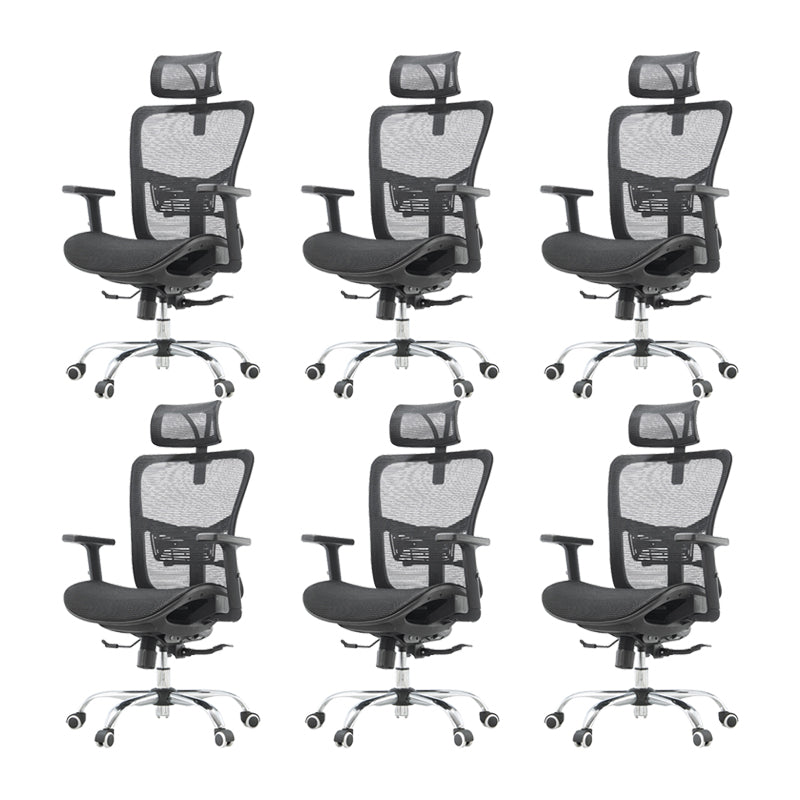 Modern Desk Chair Mesh Computer Chair High Back Conference Chair with Wheels