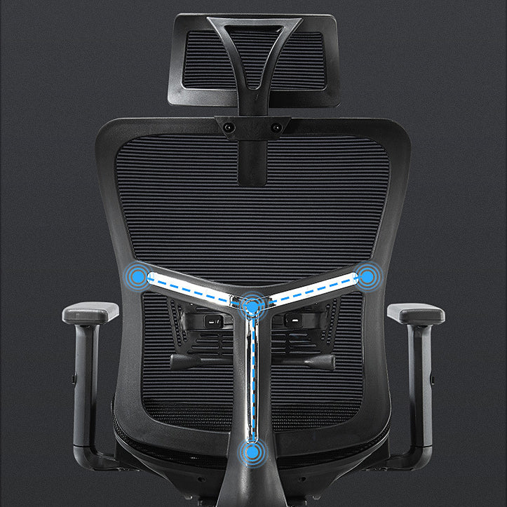 Modern Desk Chair Mesh Computer Chair High Back Conference Chair with Wheels