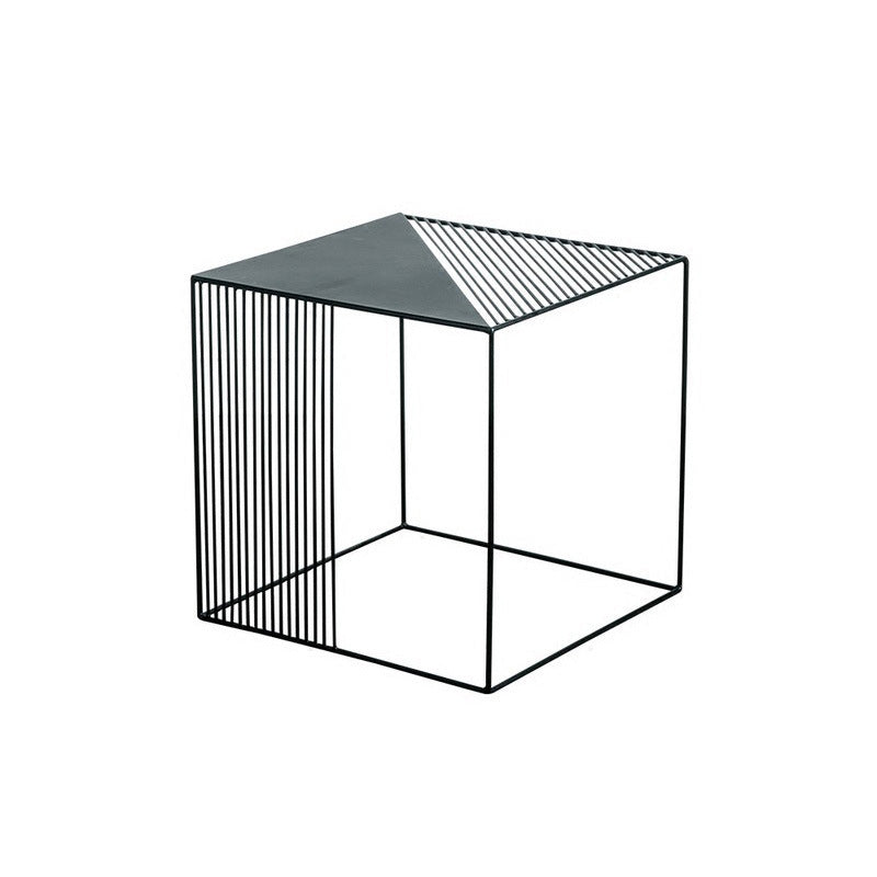 Metal Square Coffee Table Mid Century Simple Frame Cocktail Table