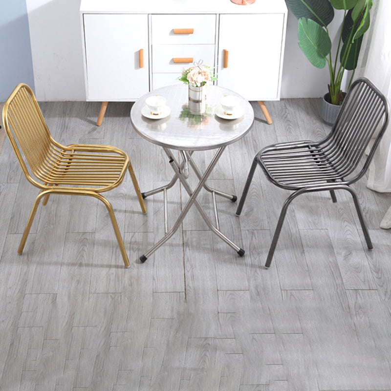 Basic Four Legs Lounge Chair Arms Included Solid Color Chair