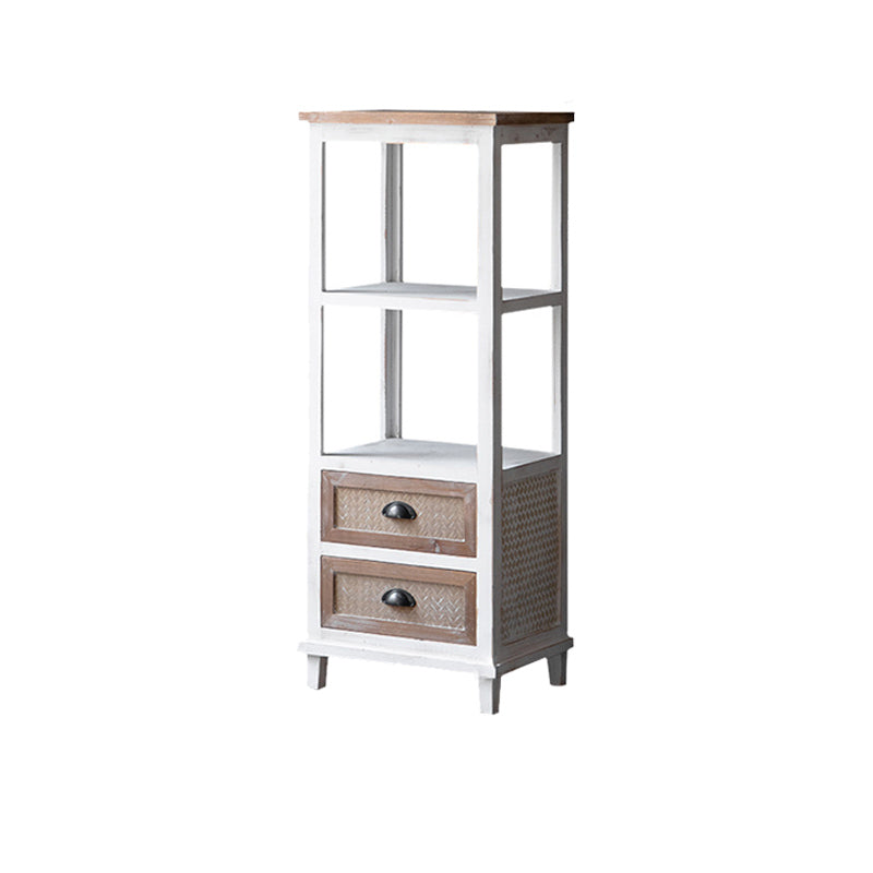 Distressed Wood 1 - Door Accent Cabinet Industrial Shelves Included Cabinet with Drawers