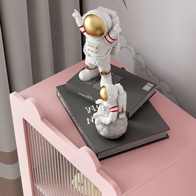 Contemporary Bookcase Closed Back Vertical Shelf Bookcase with Drawer Storage