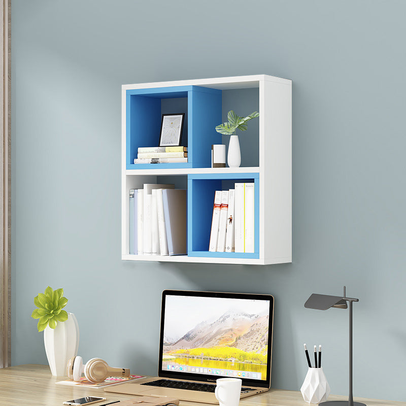 Modern Wall Mounted Wooden Bookshelf Floating Open Shelves Included Book Shelf for Home