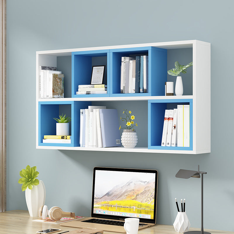 Modern Wall Mounted Wooden Bookshelf Floating Open Shelves Included Book Shelf for Home