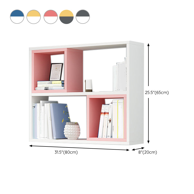 Modern Wall Mounted Wooden Bookshelf Floating Open Shelves Included Book Shelf for Home