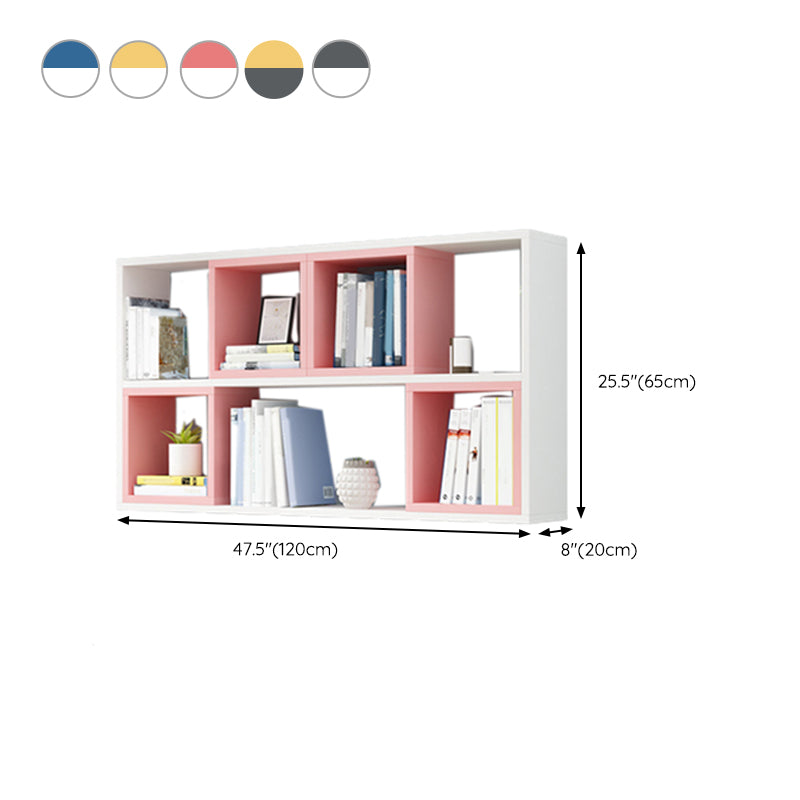 Modern Wall Mounted Wooden Bookshelf Floating Open Shelves Included Book Shelf for Home