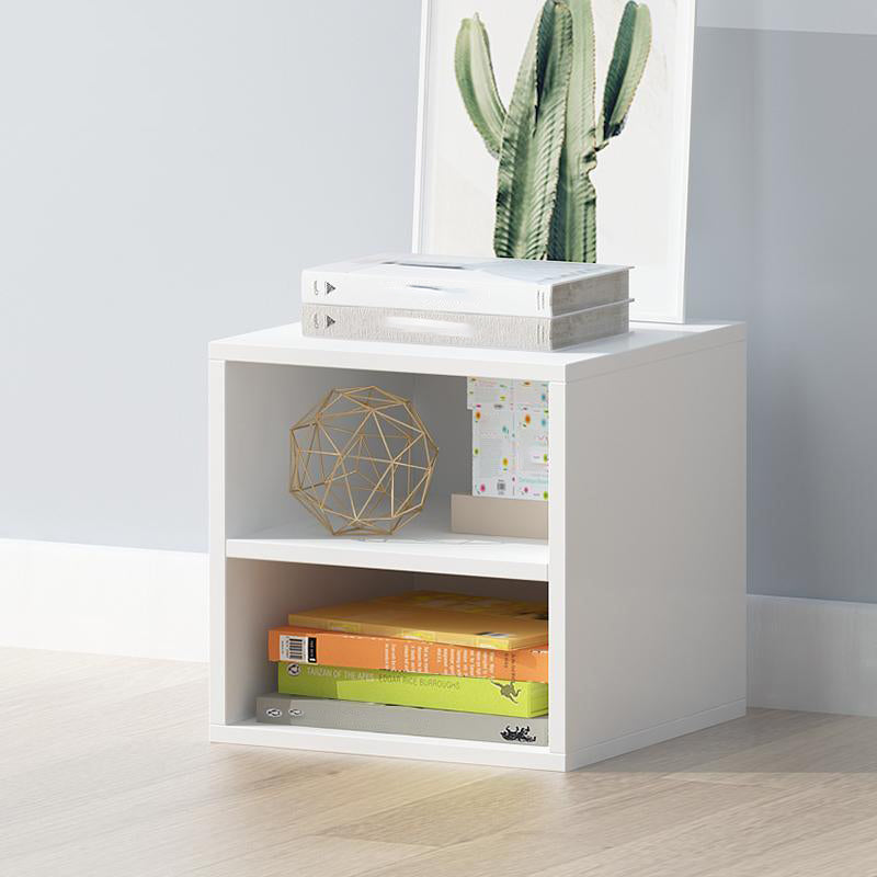 Closed Back Contemporary Bookshelf Engineered Wood Shelf Bookcase for Home