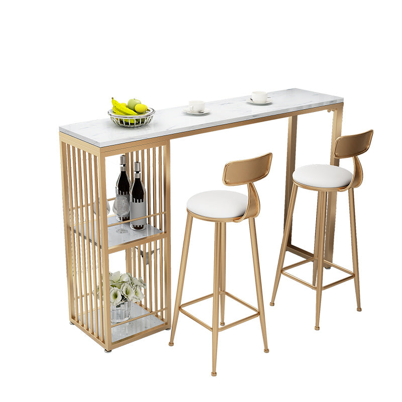 Contemporary Table and Stool Set 1/2/3 Pieces Pub Dining Set