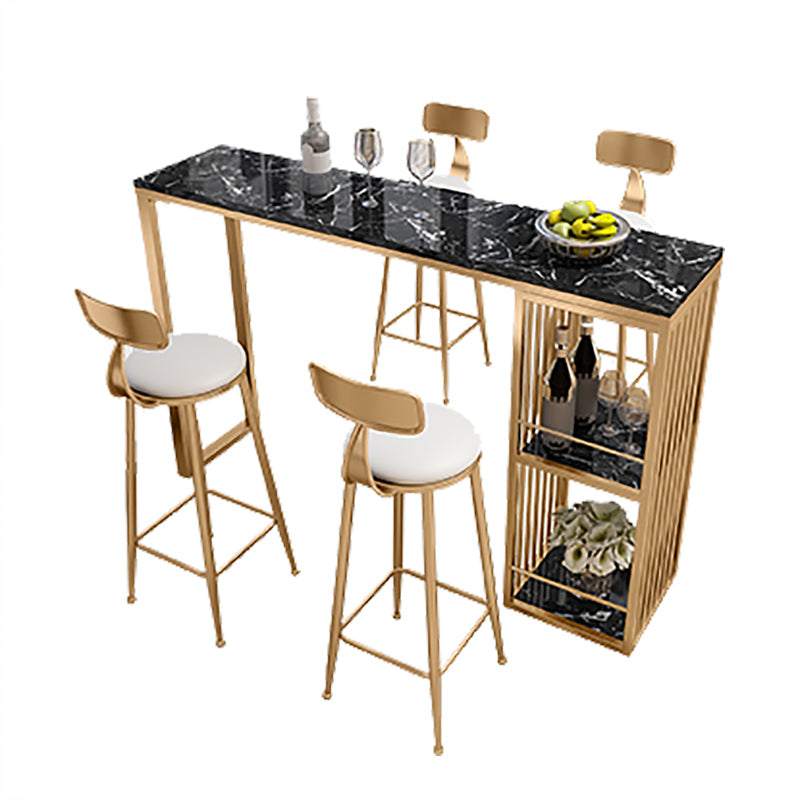 Contemporary Table and Stool Set 1/2/3 Pieces Pub Dining Set