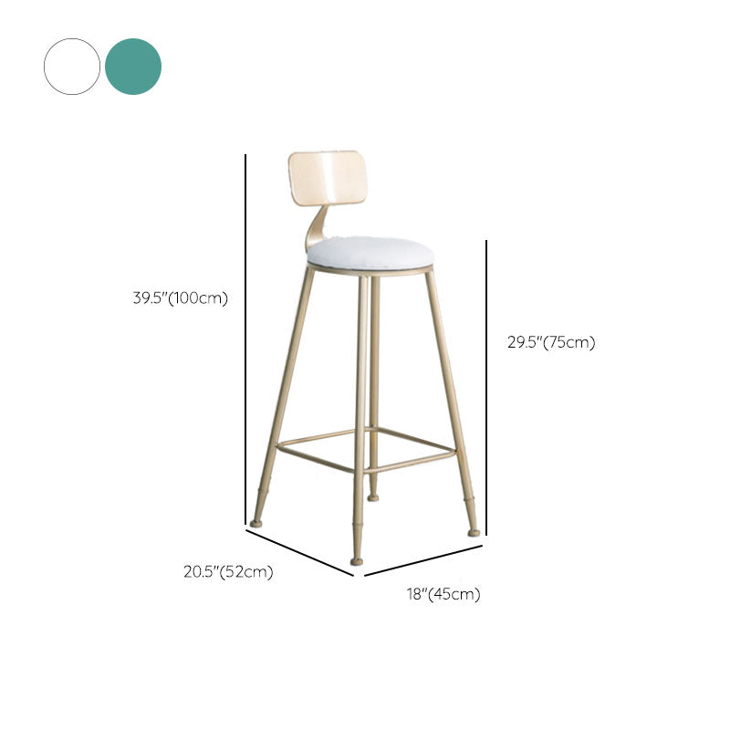 Glam Style Bar Table Set 1/3 Pieces Rectangle Bar Table with Upholstered Stools