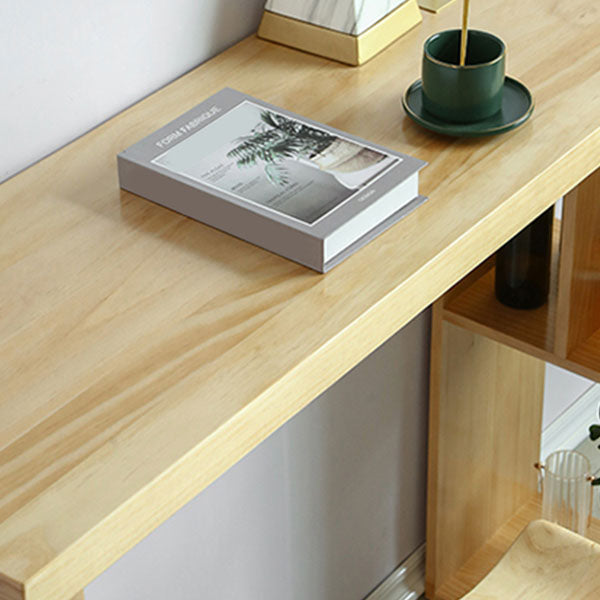 Solid Wood Bar Table Set 1/2/3 Pieces Rectangular Bar Stool and Table Set