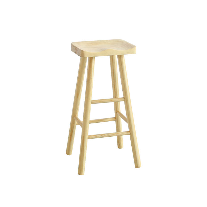 Solid Wood Bar Table Set 1/2/3 Pieces Rectangular Bar Stool and Table Set