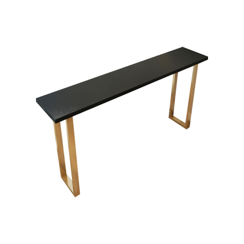 Glam Style Bar Table Set 1/2/5 Pieces Solid Wood Counter Table with Backless Stools