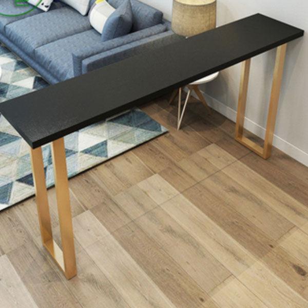 Glam Style Bar Table Set 1/2/5 Pieces Solid Wood Counter Table with Backless Stools