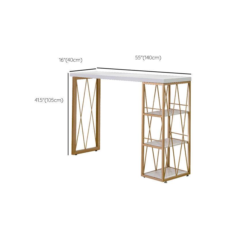 Rectangular Pub Table Set 1/2/3 Pieces Modern Table and Stool Set