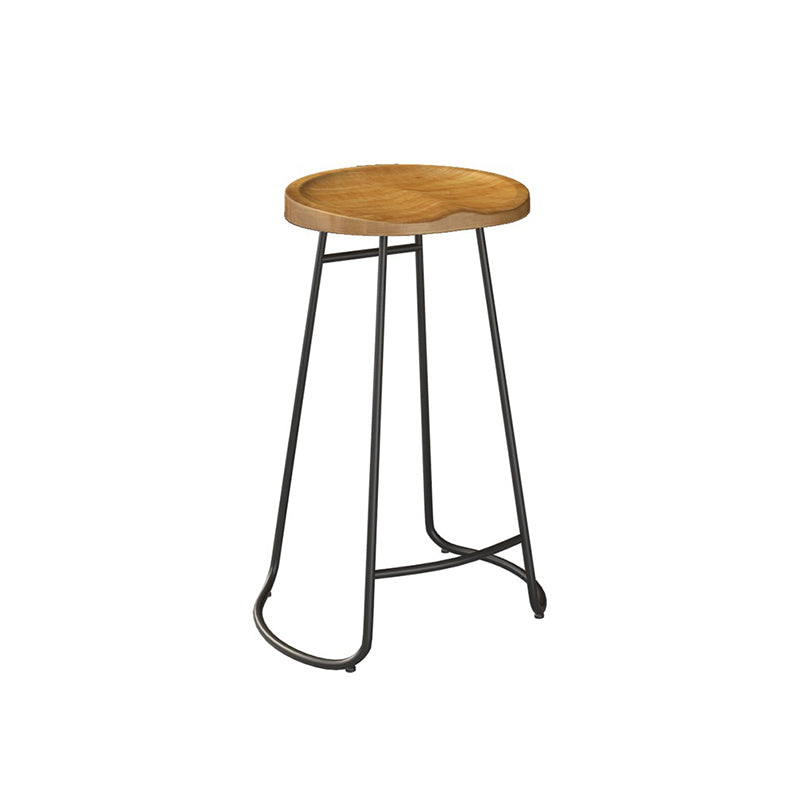 Indoor Rectangle Pub Set 1/6 Pcs Solid Wood Bar Table and Stools