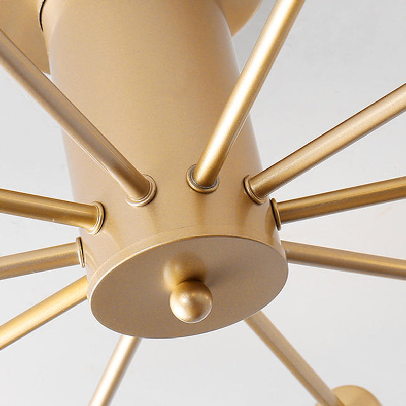 Sputnik Flush Mount Ceiling Light Simplicity Glass Semi Flush Ceiling Light