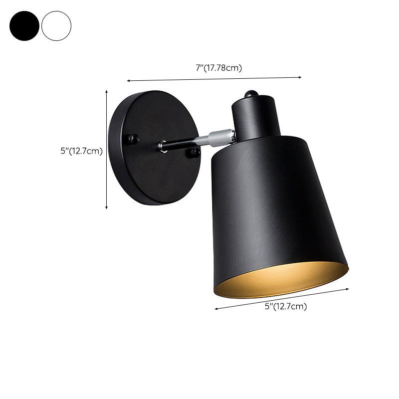 Contemporary Metal Wall Sconce Simple Wall Light Fixture for Bedroom