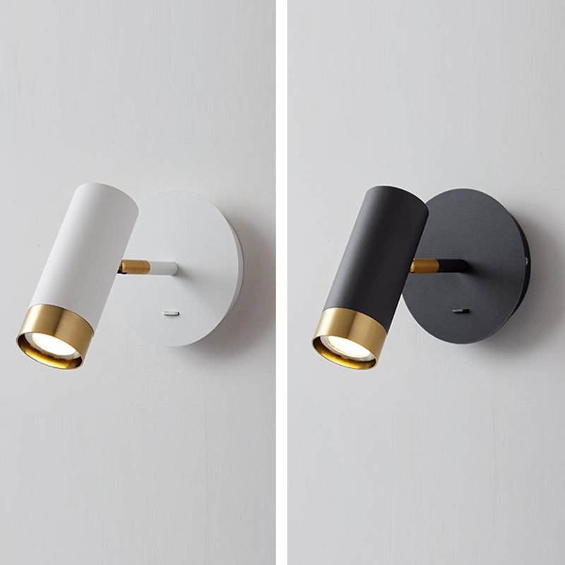 Contemporary Metal Wall Sconce Minimalist Wall Light Fixture for Bedroom