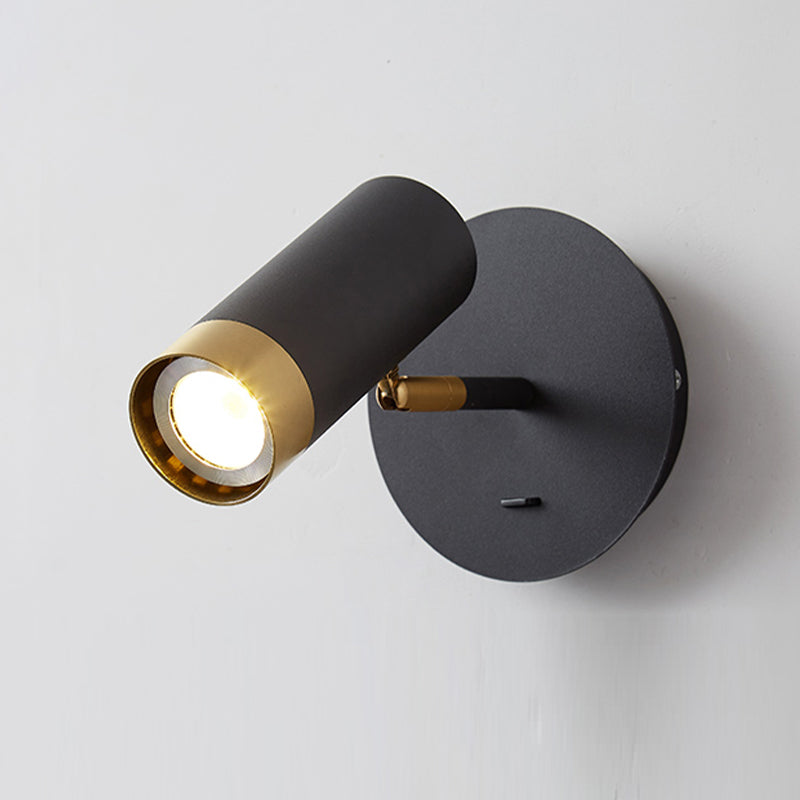 Contemporary Metal Wall Sconce Minimalist Wall Light Fixture for Bedroom
