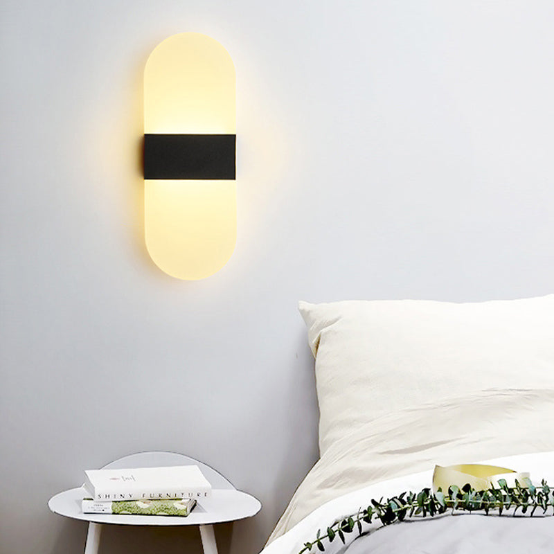 1 Light Geometric Wall Mounted Light Contemporary Acrylic Wall Lighting Fixtures