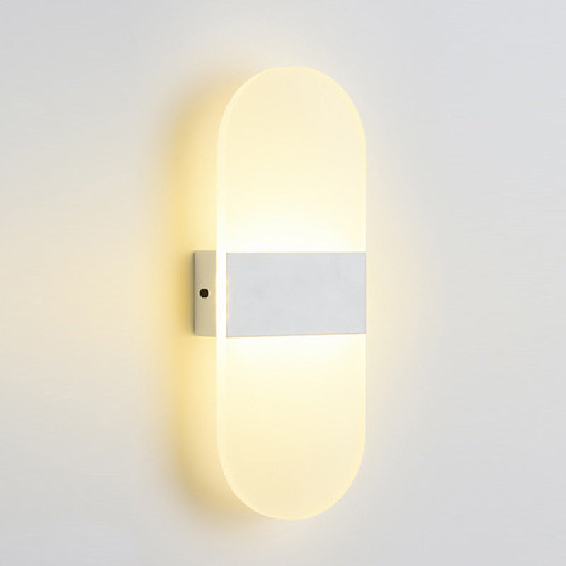 1 Light Geometric Wall Mounted Light Contemporary Acrylic Wall Lighting Fixtures