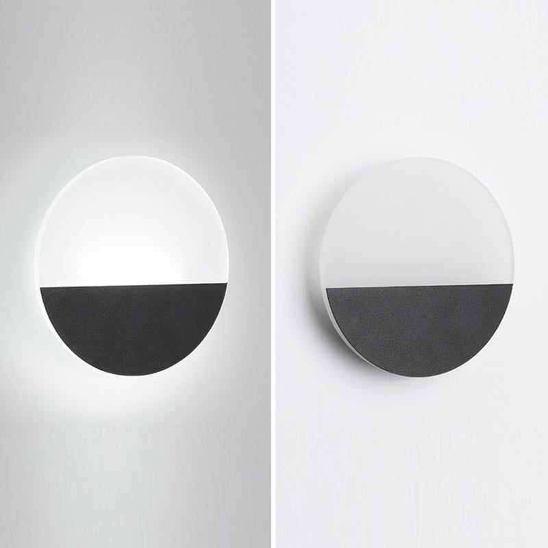 1 Light Geometric Wall Mounted Light Contemporary Acrylic Wall Lighting Fixtures