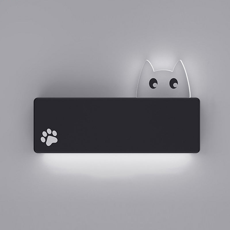 Modern Metal Wall Sconce Minimalist Wall Light Fixture with Acrylic Shade