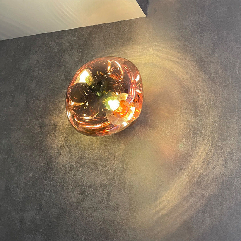 Macaron Wall Lamp 1-Light Wall Mount Lamp with Acrylic Shade for Bedroom