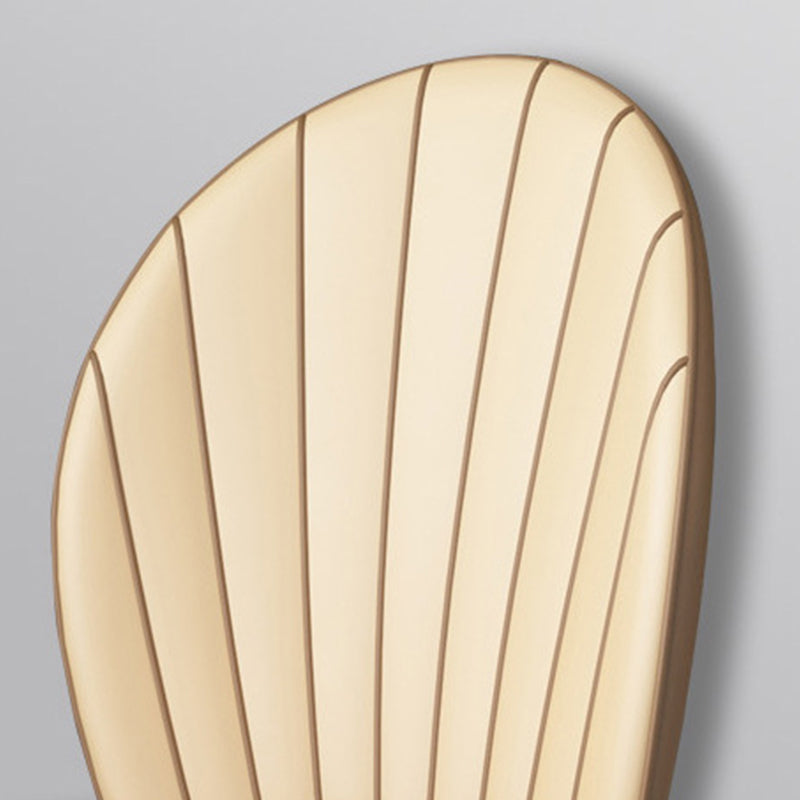 Upholstered Dining Chairs Beige Faux Leather Kitchen Dining Chairs