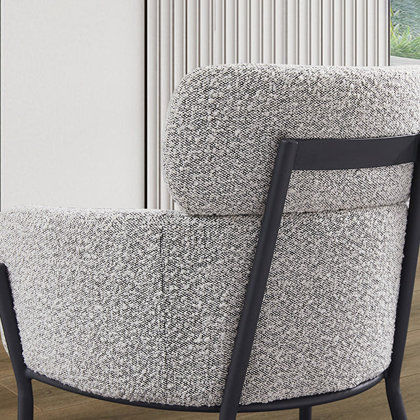 Kitchen Dining Arm Chair Contemporary Dining Chair with Black Metal Legs