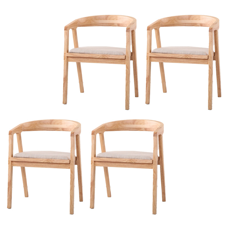 Traditional Wood Kitchen Dining Chairs Upholstered Arm Chairs
