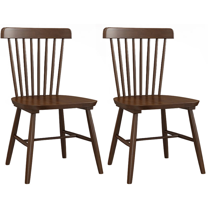 Traditional Side Chair Wood Slat Back Dining Room Chair for Home