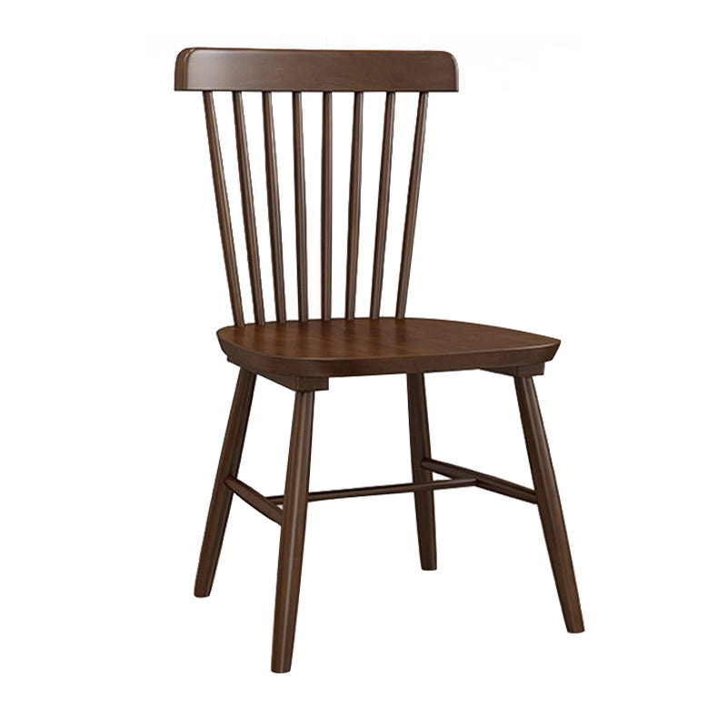 Traditional Side Chair Wood Slat Back Dining Room Chair for Home