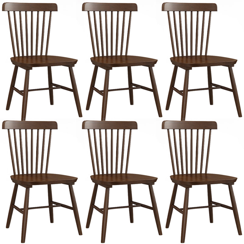 Traditional Side Chair Wood Slat Back Dining Room Chair for Home