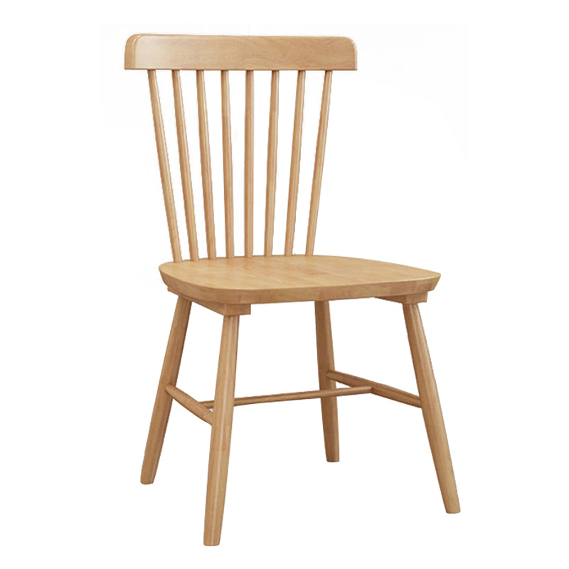 Traditional Side Chair Wood Slat Back Dining Room Chair for Home