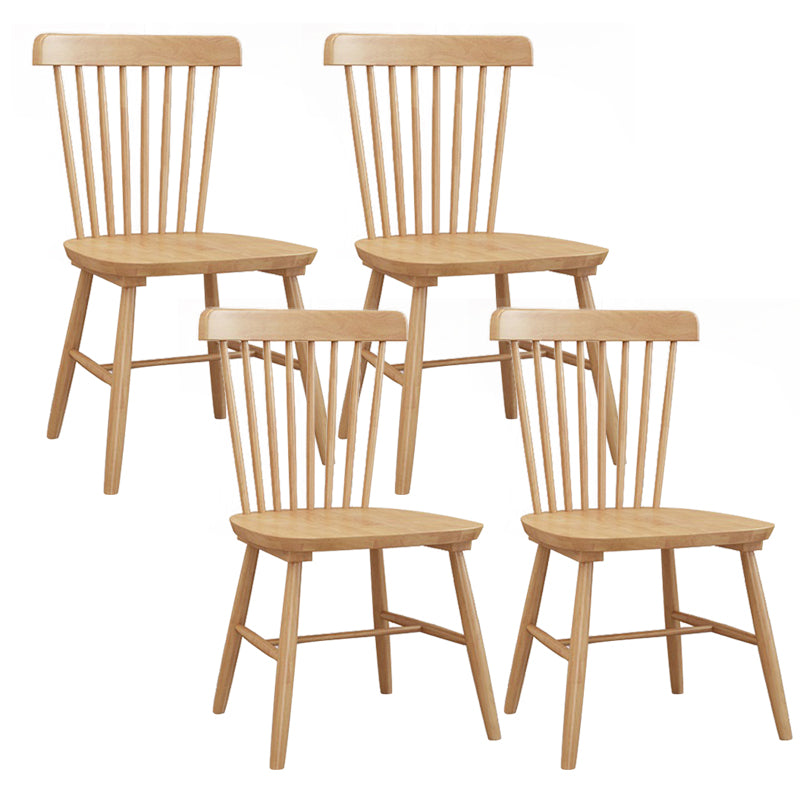 Traditional Side Chair Wood Slat Back Dining Room Chair for Home