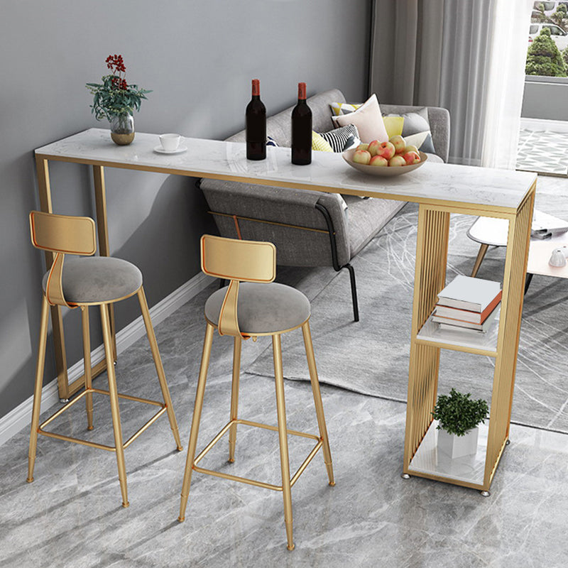 Industrial Bar Table Bar Height Rectangle Pub Table for Indoor