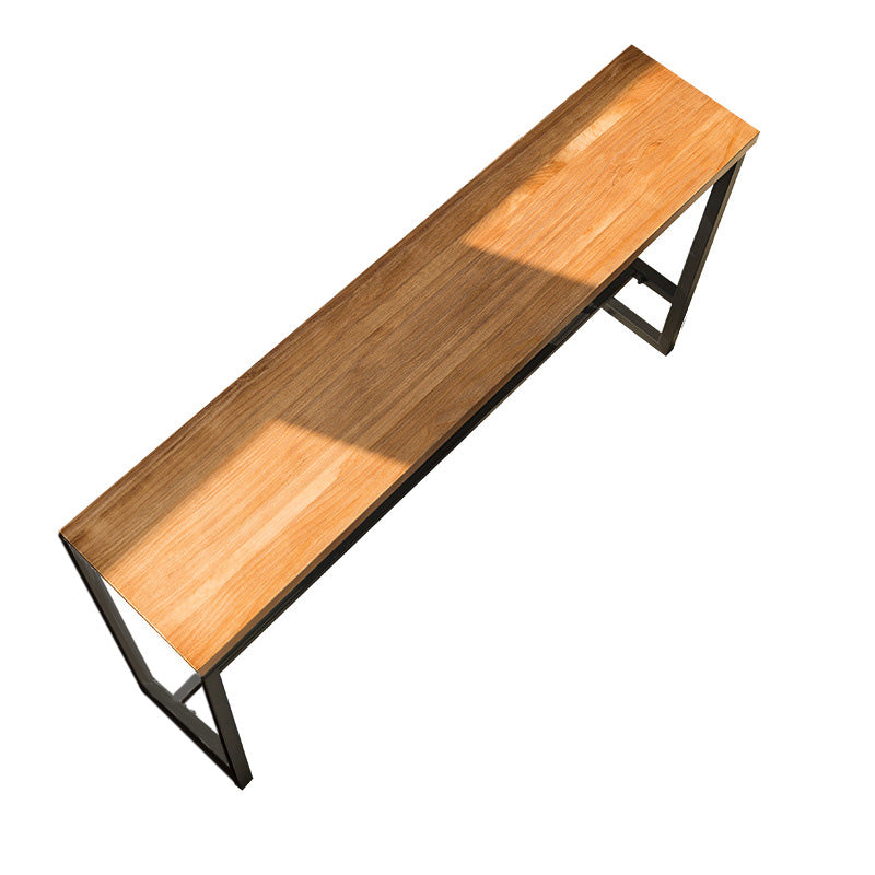 Modern Bar-height Table Solid Wood Top 41.3-inch Height Table for Patio Use