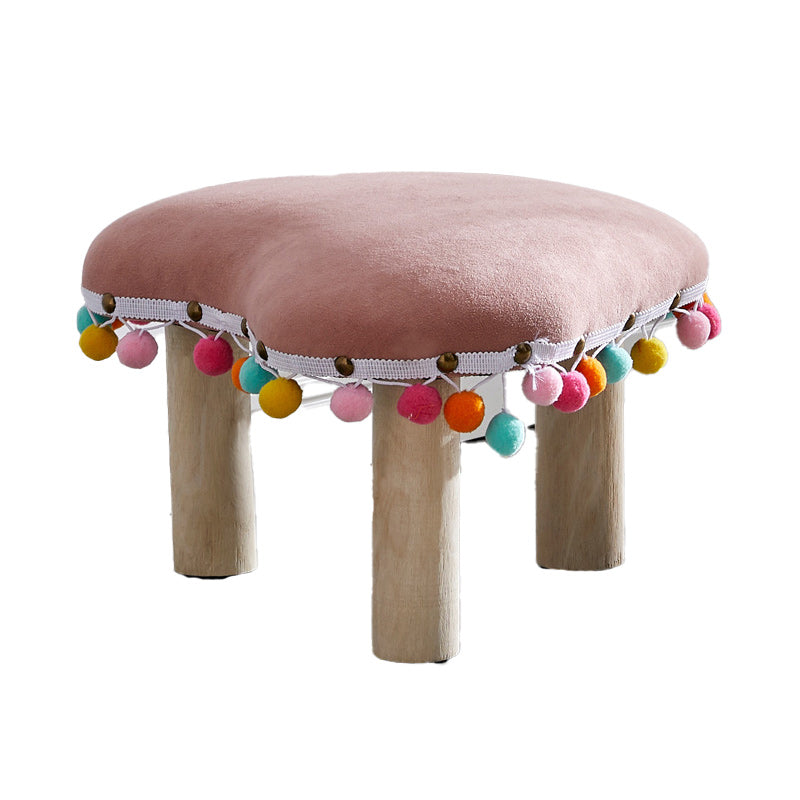 Orange Modern Standard Cotton Tear Resistant Standard for Living Room