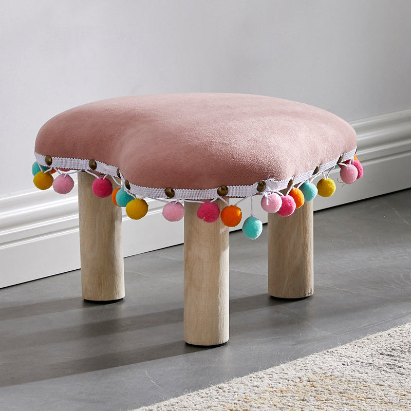 Orange Modern Standard Cotton Tear Resistant Standard for Living Room