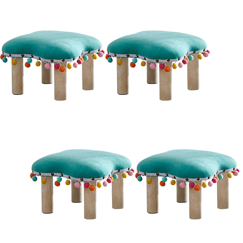 Orange Modern Standard Cotton Tear Resistant Standard for Living Room