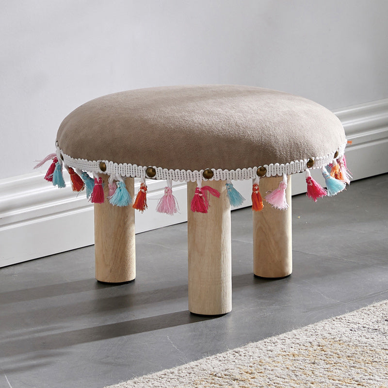 Orange Modern Standard Cotton Tear Resistant Standard for Living Room